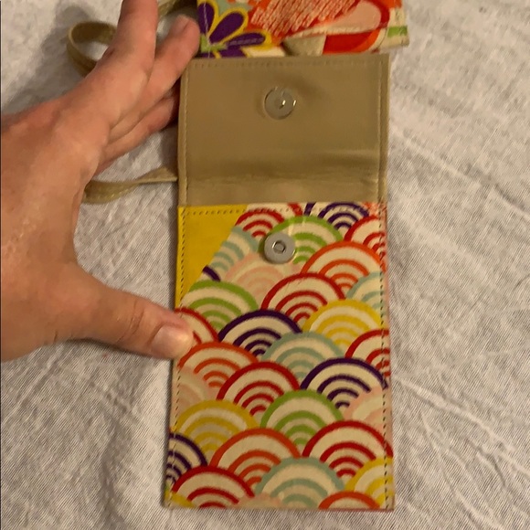 NWT Sai So Floral Kimono-Print Double Wristlet! - Picture 5 of 6